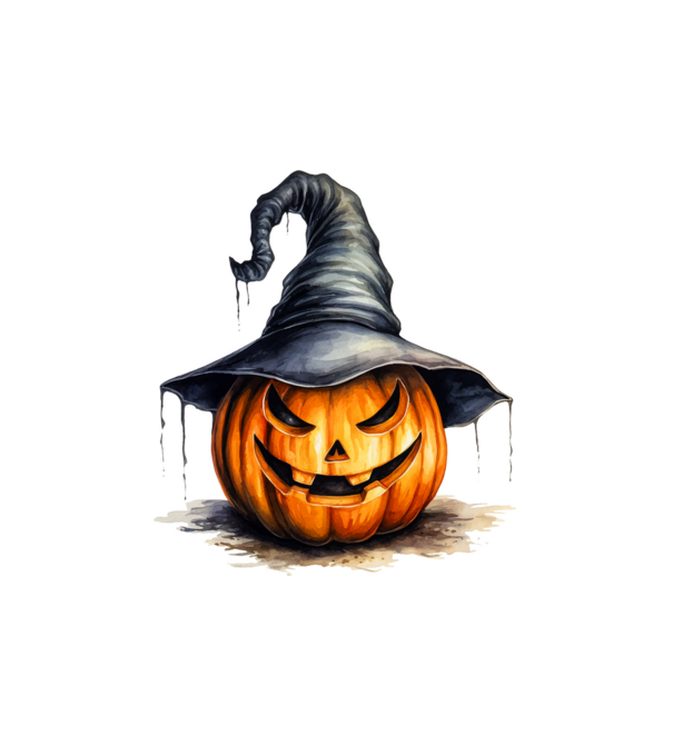 Halloween minta fehér pólón