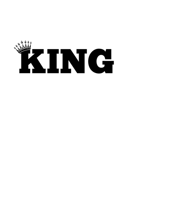 King minta világoskék pólón