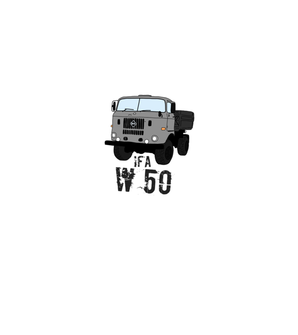IFA w50 minta fekete pólón