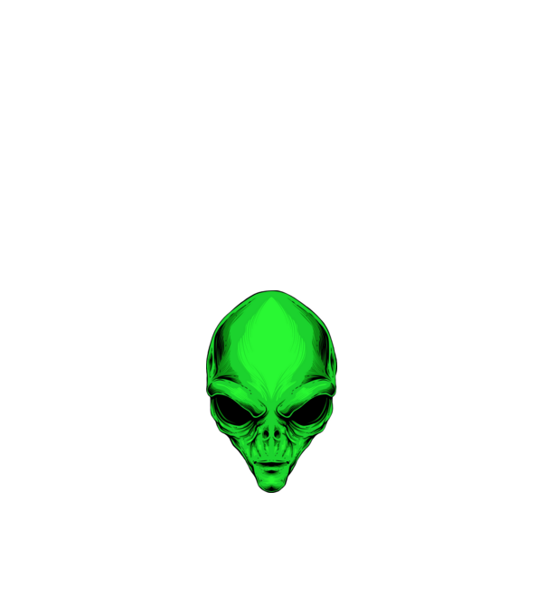 ufo minta fehér pólón