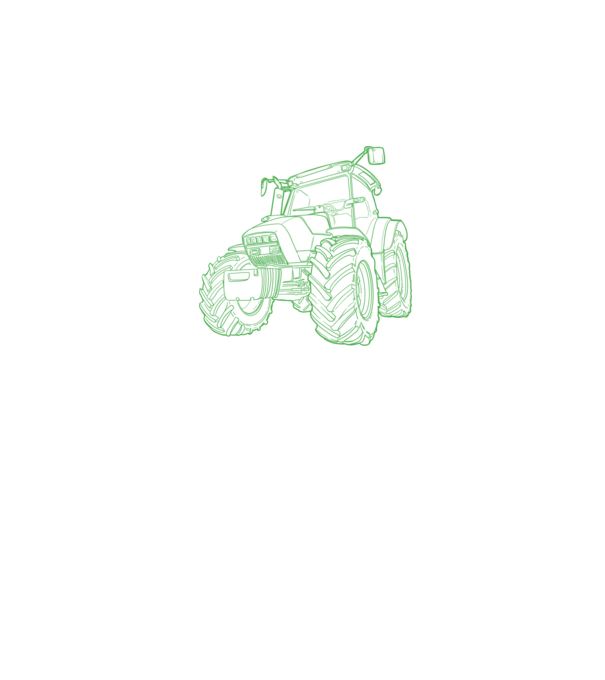 Traktor minta sötétkék pólón