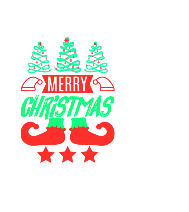 Merry Christmas minta fekete pólón
