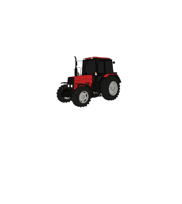Traktor minta fekete pólón