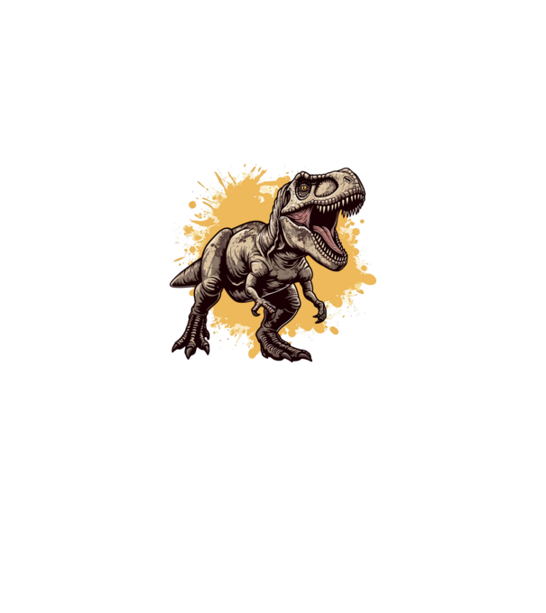 T-rex minta fehér/piros pólón