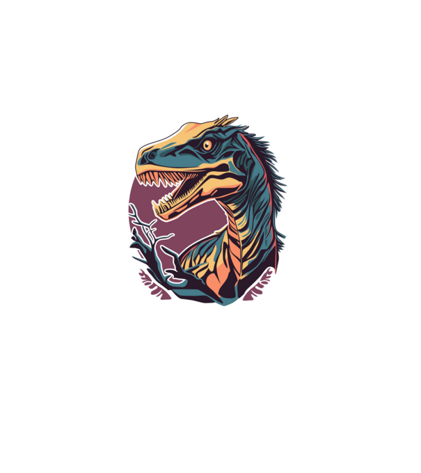 raptor minta sötétkék pólón