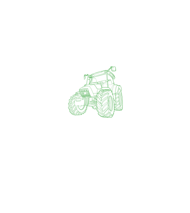 Traktor minta fekete pólón