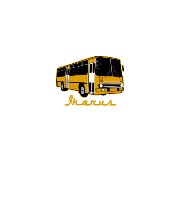 Ikarus minta fekete pólón
