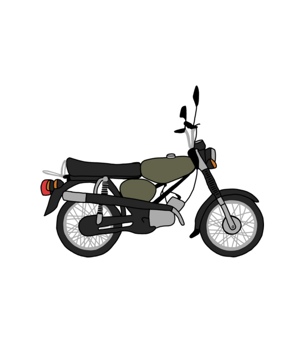 simson minta fehér pólón