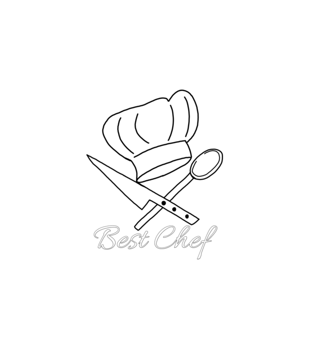 Best chef minta fehér pólón