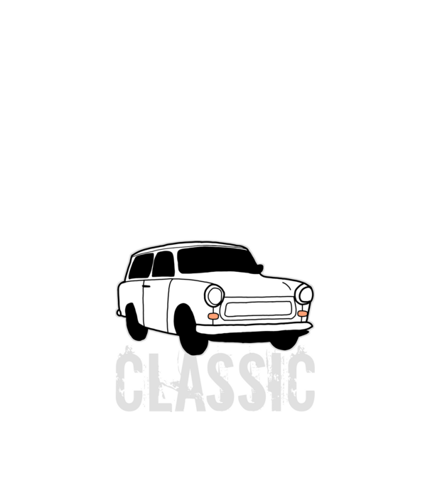 Trabant minta fehér pólón