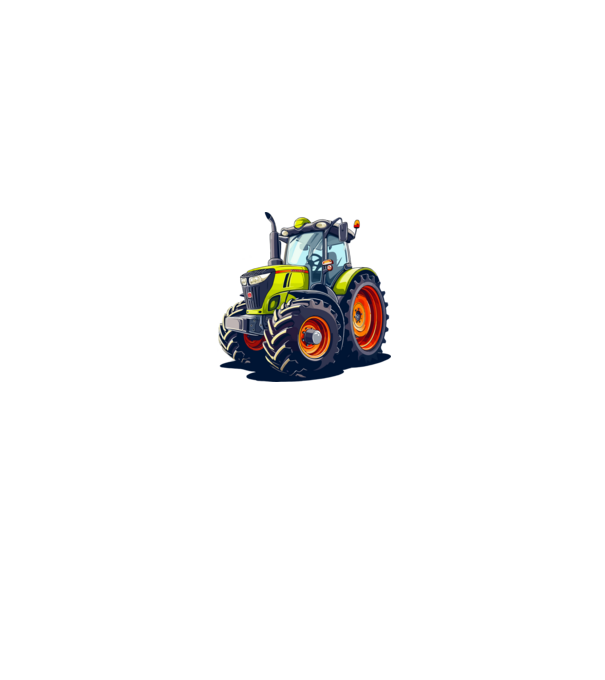 Traktor minta fekete pólón