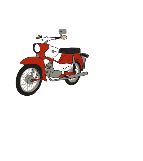 Simson Star minta világoskék pólón