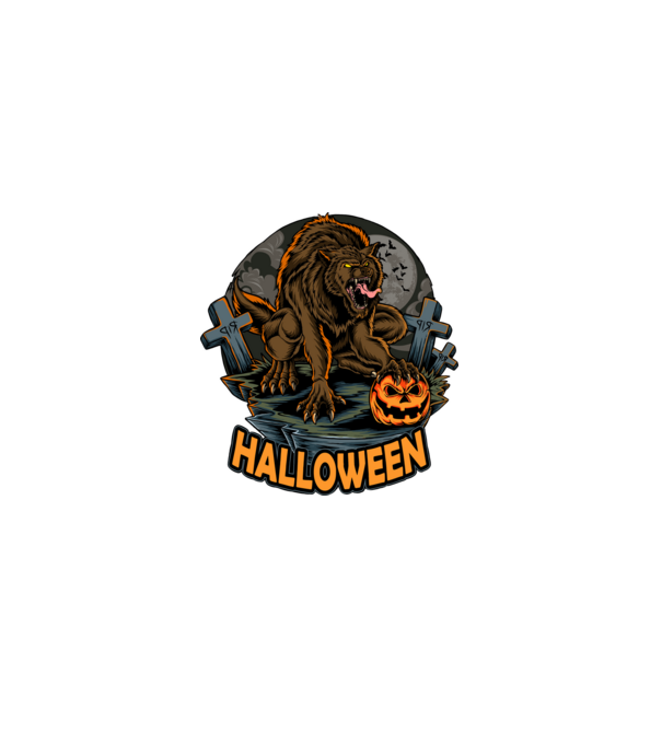 halloween minta szürke pólón