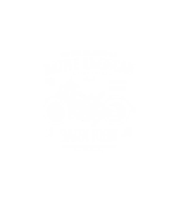Motorcycle minta fehér pólón