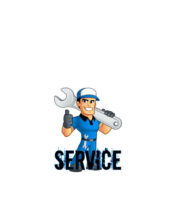 Service minta fekete pólón