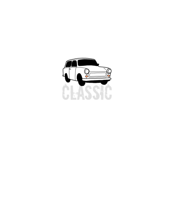 Trabant minta fehér pólón
