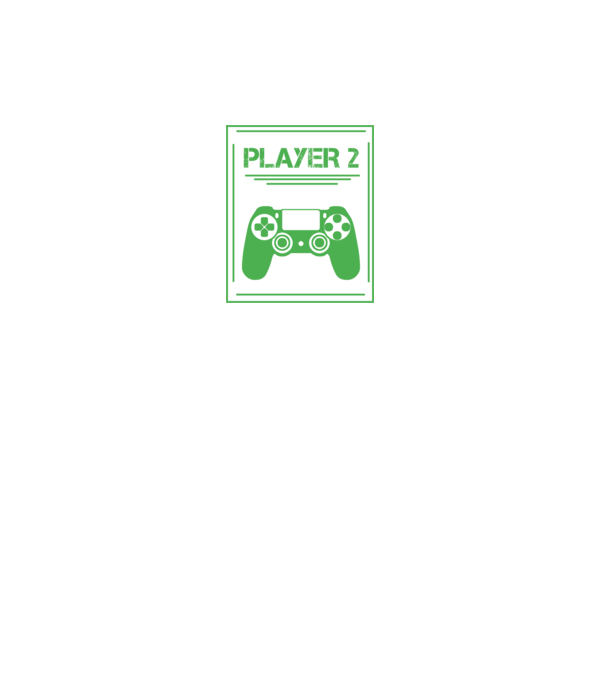 PLAYER 2 minta fekete pólón