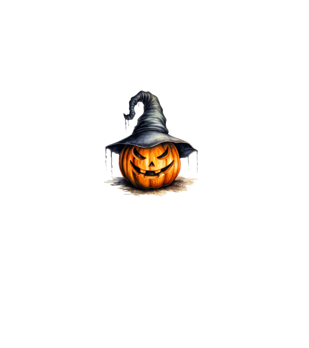 Halloween minta fehér pólón