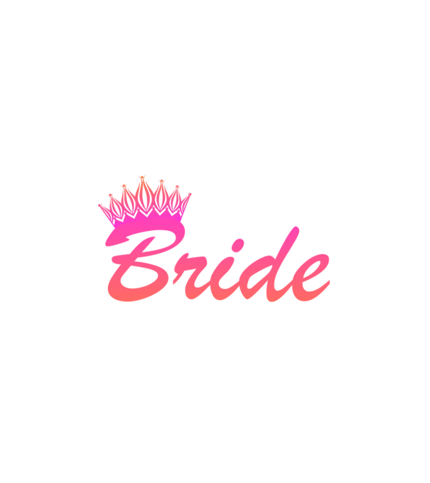 Bride minta fehér pólón