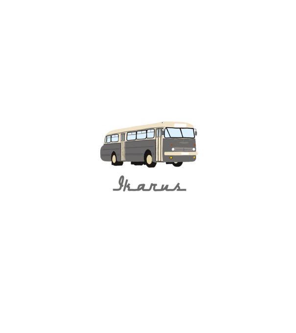 Ikarus 66 minta fehér/piros pólón