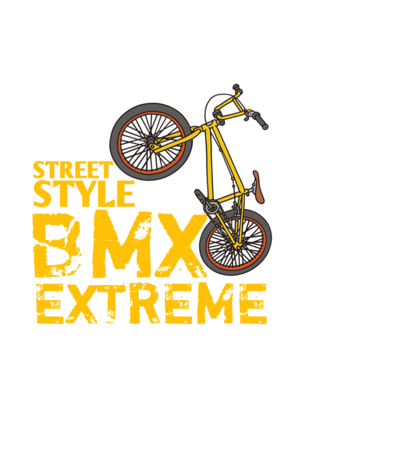 Bmx minta fekete pólón