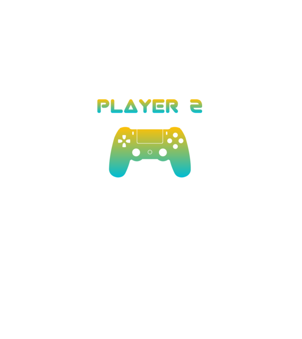 PLAYER 2 minta szürke pólón