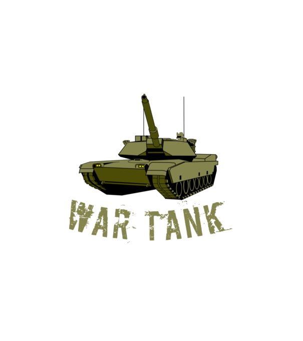 Tank minta fehér pólón