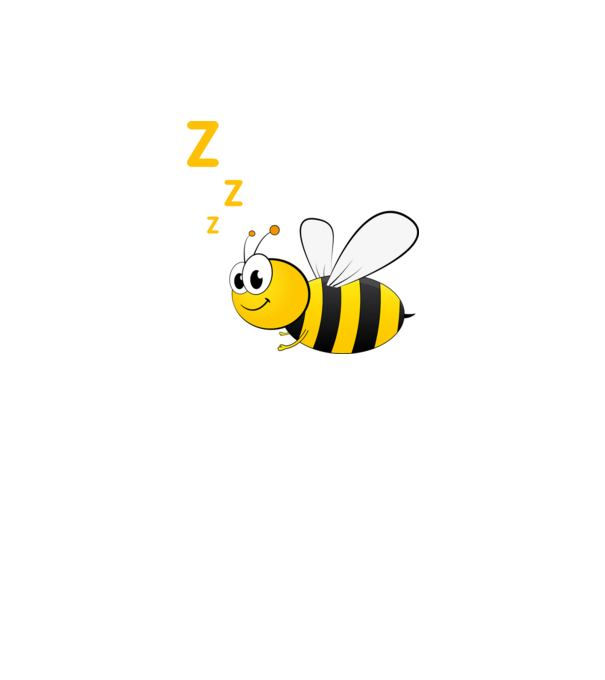 Bee minta fehér pólón