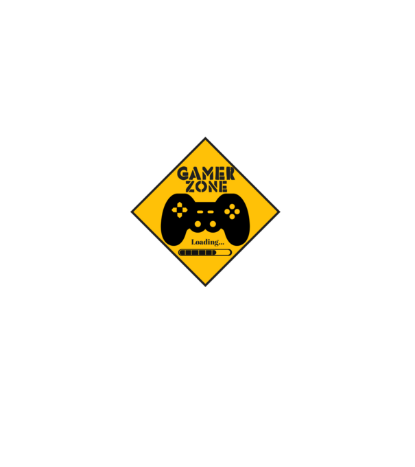 Gamer zone minta szürke pólón