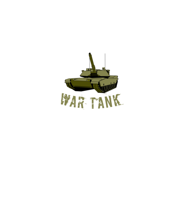Tank minta fekete pólón