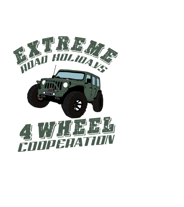 Jeep minta fekete pólón