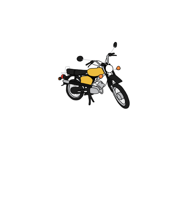 Simson minta fehér pólón