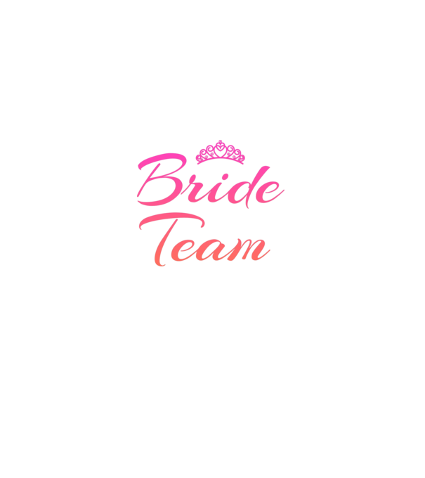 Bride team minta fekete pólón
