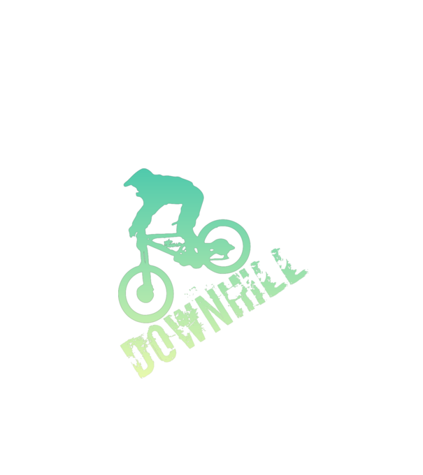 DOWNHILL minta fekete pólón