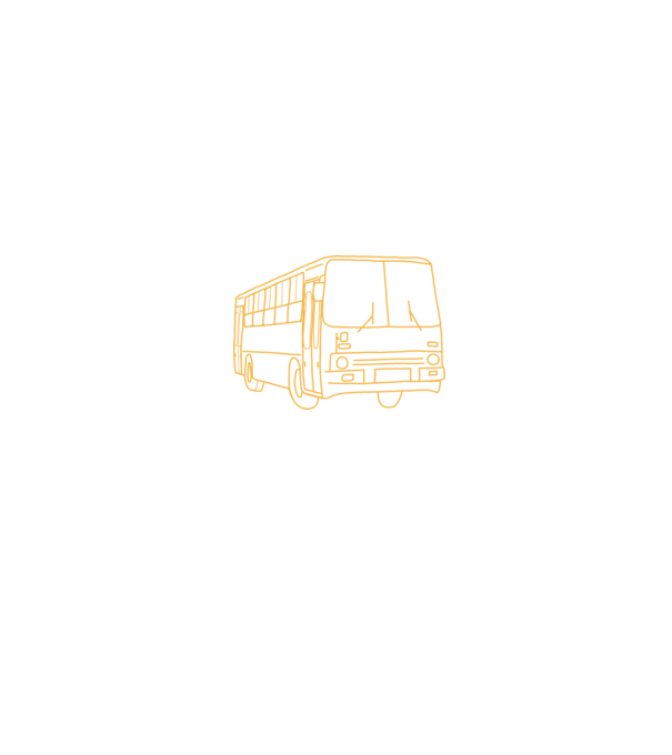 Ikarus busz minta fekete pólón
