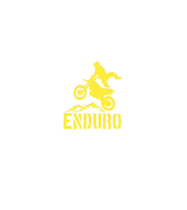Enduro minta fekete pólón