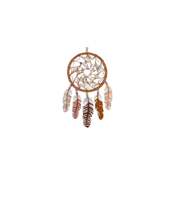 Dream Catcher minta fehér pólón