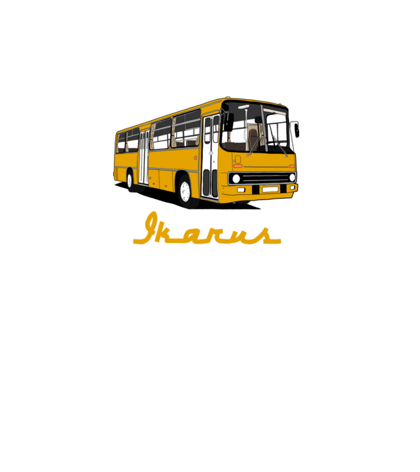 Busz minta rózsaszín pólón