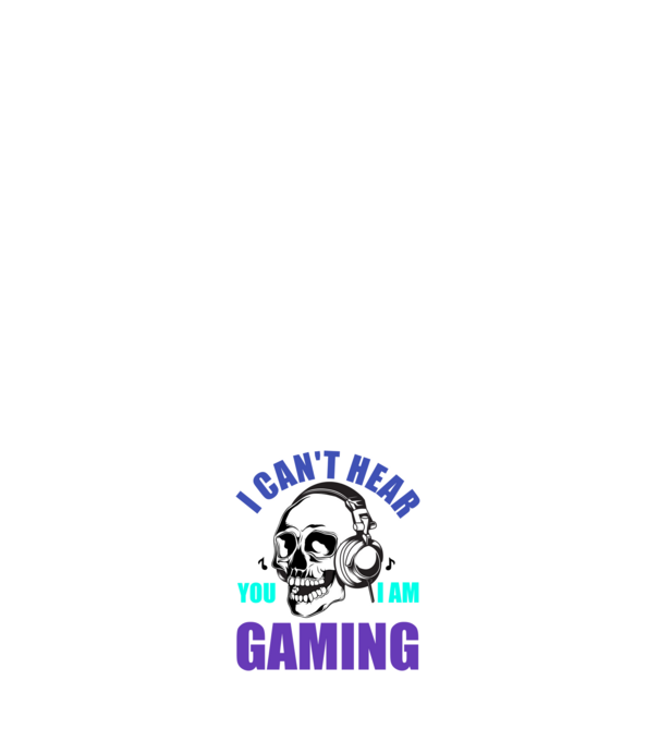 GAMER minta fehér pólón