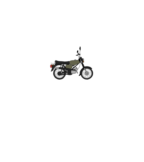 simson minta királykék pólón