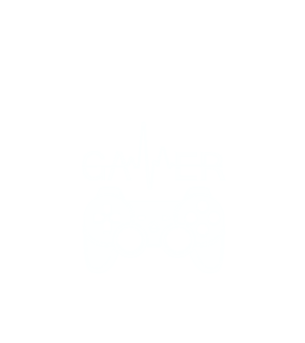 gamer minta fekete pólón