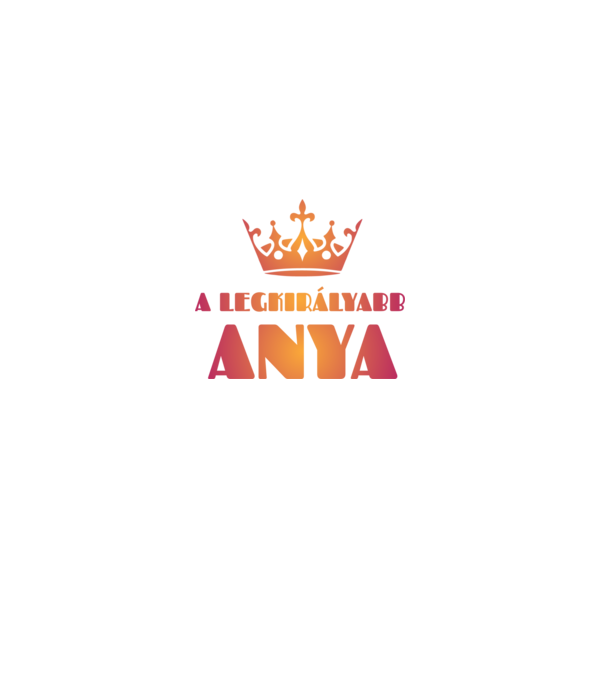 A legkirályabb anya minta szürke pólón