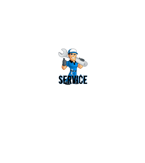 Service minta fekete pólón
