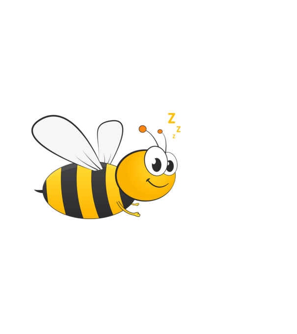 bee minta fehér pólón