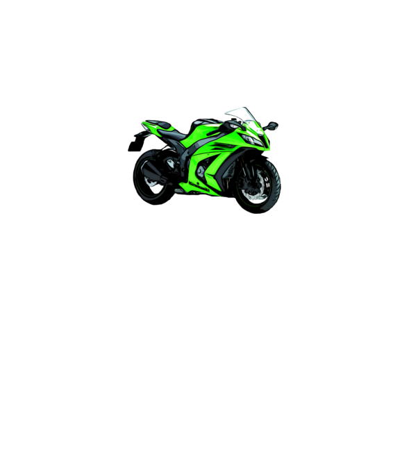 Kawasaki ninja sport motor  minta fehér pólón