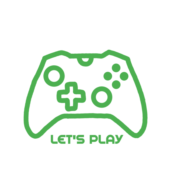 Let's play minta fehér pólón