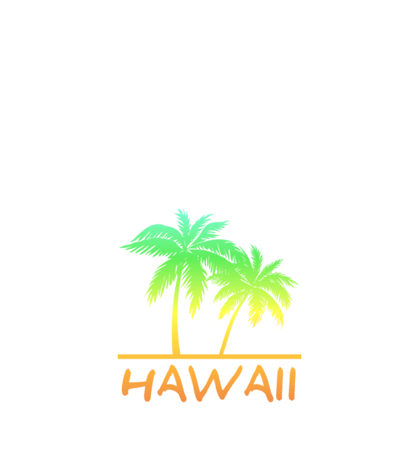 Hawaii minta fekete pólón