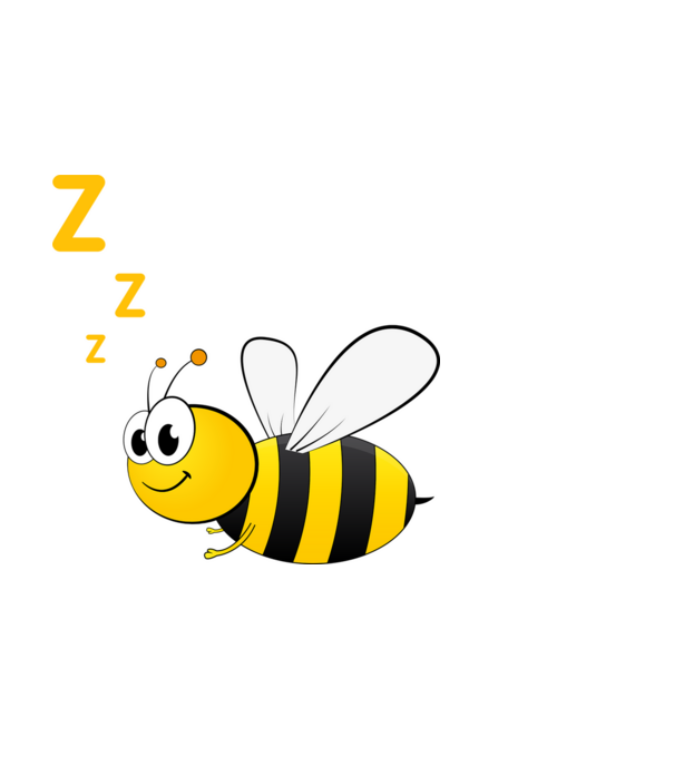 Bee minta világoskék pólón