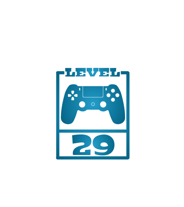 level 29 minta fekete pólón