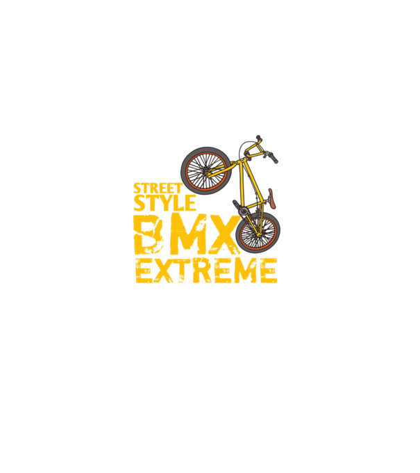 Bmx minta fekete pólón